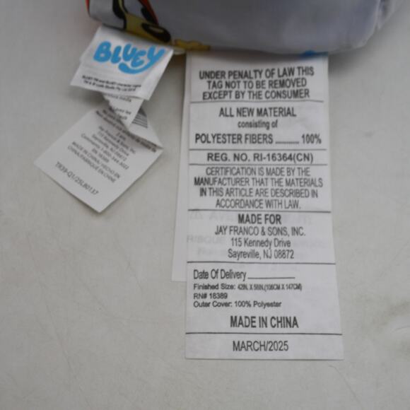 NEW Franco Bluey Sleepytime Sisters Toddler Bed 4 Piece Bedding Comforter Set - Picture 5 of 6